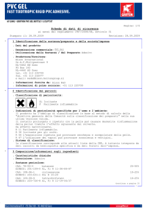 scheda di sicurezza