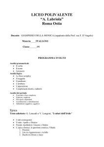 LICEO POLIVALENTE “A. Labriola” Roma Ostia