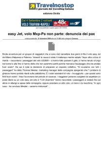 easy Jet, volo Mxp-Pa non parte: denuncia dei pax
