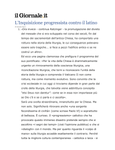 L`Inquisizione progressista contro il latino