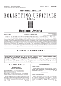 BUR n. 41 del 09/10/2012 - Ordine dei Medici di Perugia
