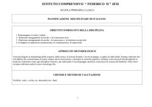 italiano ii - Istituto Comprensivo "Federico II" – Jesi (Indirizzo Musicale)