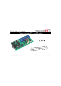Programmatore per PIC® con ZIF socket