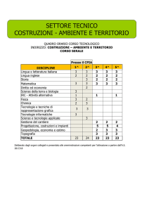 SETTORE TECNICO COSTRUZIONI