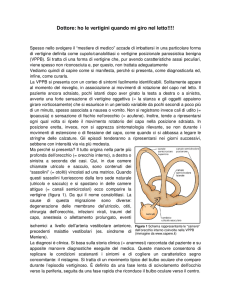 Dottore: ho le vertigini quando mi giro nel letto!!!!