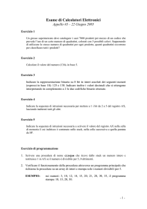 Esame 22 Giugno 2005