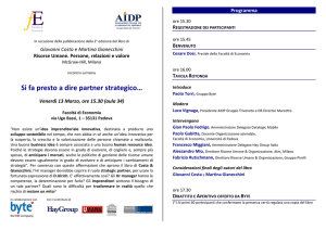 Si fa presto a dire partner strategico…
