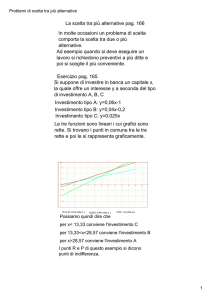 Problemi di scelta tra più alternative