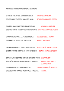 MODELLO DI LIRICA PROVENZALE D`AMORE File