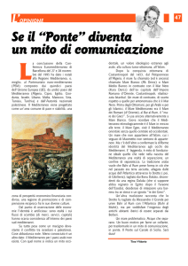 Se il “Ponte” diventa un mito di comunicazione