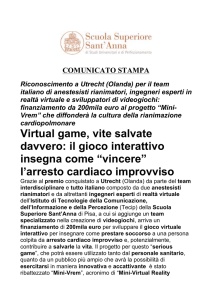 Virtual game, vite salvate davvero: il gioco interattivo insegna come