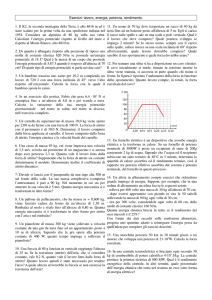 Esercizi: lavoro, energia, potenza, rendimento. 1. Il K2, la seconda