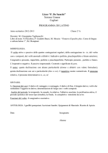 2^A latino - Liceo "De Sanctis"
