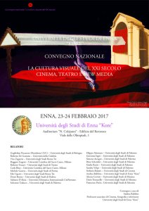 ENNA, 23-24 FEBBRAIO 2017 Università degli Studi di Enna “Kore”