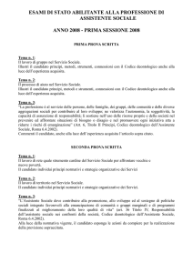 ESAMI DI STATO ABILITANTE ALLA PROFESSIONE DI