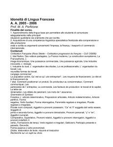 Idoneità di Lingua Francese