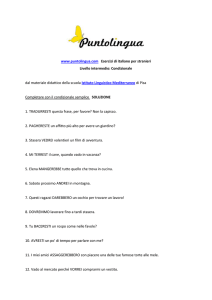www.puntolingua.com Esercizi di italiano per stranieri Livello
