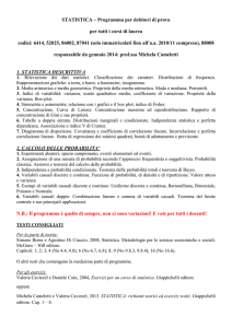 Programma Esame per Debitori di prova