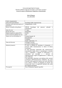 Sociologia della comunicazione