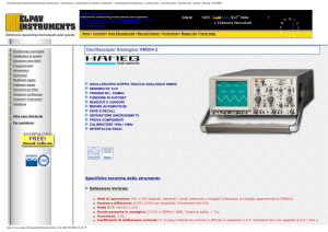 Oscilloscopi Hameg Strumentazione Elettronica