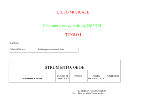 OBOE TIT. I - Provveditorato Viterbo
