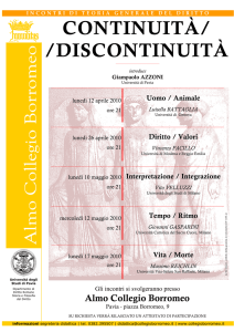 continuità/ /discontinuità