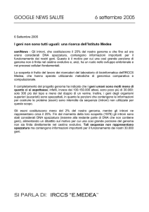 I geni non sono tutti uguali