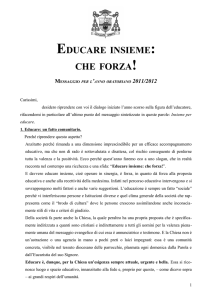 educare insieme che forza