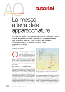 La messa a terra delle apparecchiature