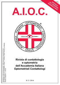 Rivista di contattologia e optometria dell`Accademia Italiana