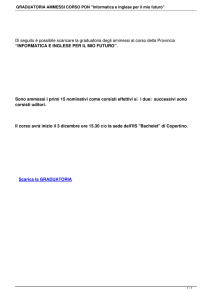 Informatica e Inglese per il mio futuro