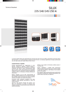 Moduli SILUX 235 - 240 - 245