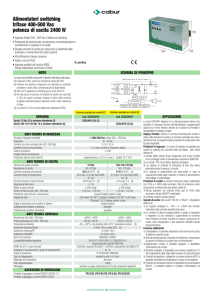 Alimentatori switching trifase 400-500 Vac potenza di uscita