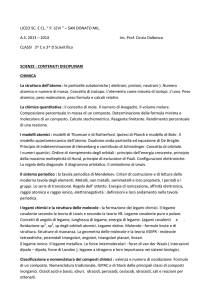 PROGRAMMA scienze 3D