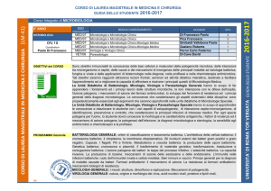 Scheda didattica Microbiologia aa 2016 2017