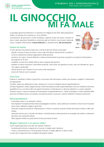 Il ginocchio mi fa male