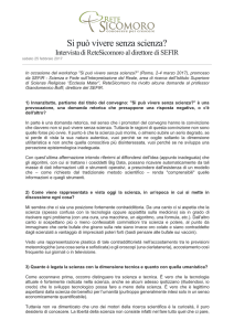 Rete Sicomoro - 25 febbraio 2017, SEFIR