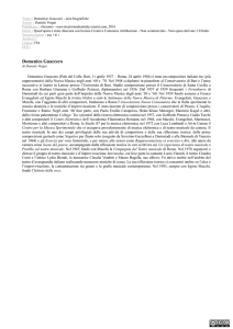 Domenico Guaccero - note biografiche