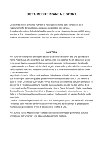 dieta mediterranea e sport