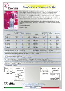 Disgiuntori a tempo serie 824