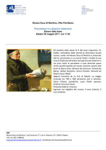 Museo Duca di Martina, Villa Floridiana Porcellane in citazioni