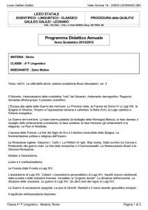 vedi PDF - `Galileo Galilei`