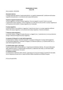L`energia potenziale elettrica. Il potenzia