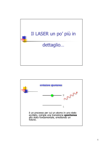 Il laser: principi e funzionamento