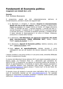 Macroeconomia - EC - Emiliano Brancaccio