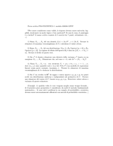 Prova scritta PS3-STATISTICA 1 modulo 020204 GPST !!Per essere