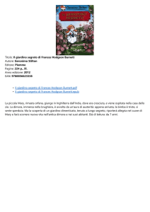 Il giardino segreto di Frances Hodgson Burnett