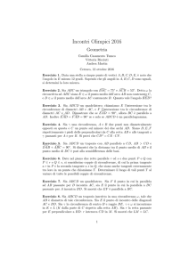 Esercizi Geometria