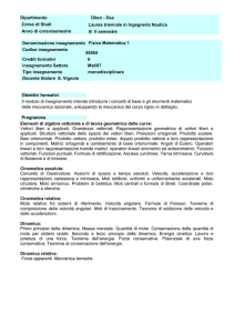 Analisi + Fisica Matematica – Fisica Matematica 1