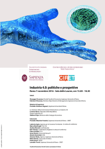 Industria 4.0: politiche e prospettive